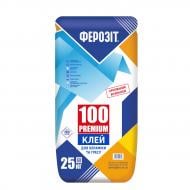 Клей для плитки ФЕРОЗІТ 100 Premium для кераміки і гресу 25 кг